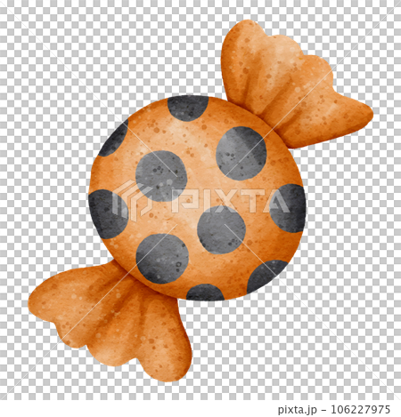 Halloween Illustration Set. realistic watercolor style painting. 106227975