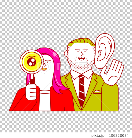 知識を深める男女 知識を深める男女 106228084