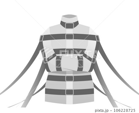 拘束衣のイラスト	 106228725