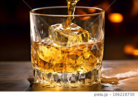 ウィスキーを注ぐ1 AI生成画像 ウィスキーを注ぐ1 AI生成画像 106228730
