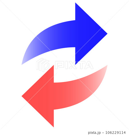 左右双方向の透過グラデーション矢印 106229114