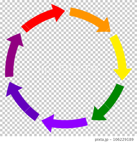 looping gradient arrow 106229189
