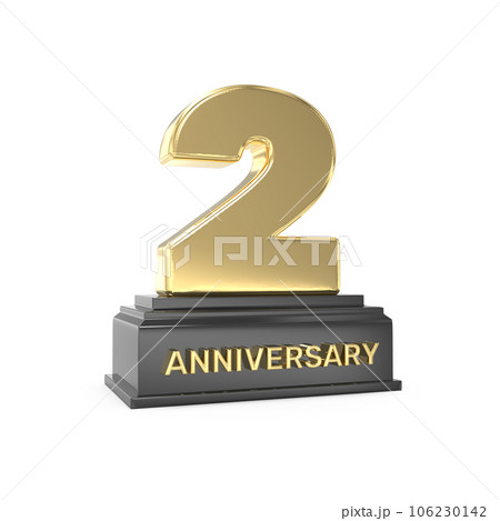 anniversary celebration anniversary isolated on white background 106230142