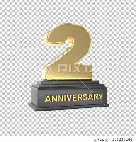 anniversary celebration anniversary isolated on white background 106230142