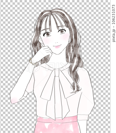 女子アナファッションな女性 女子アナファッションな女性 106231073