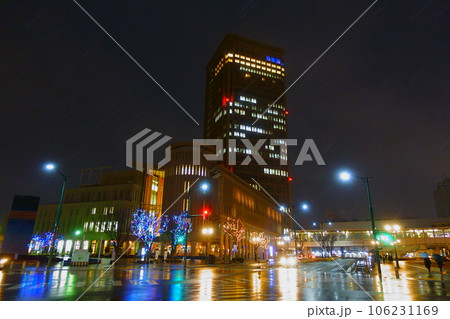 夜景　七日町大通り　山形市 106231169