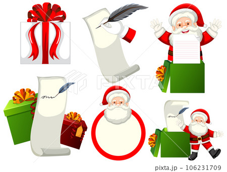Set of mix santa claus 106231709