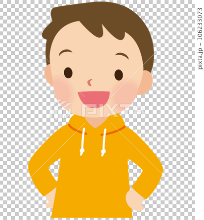 Cheerful boy Elementary school student 106233073