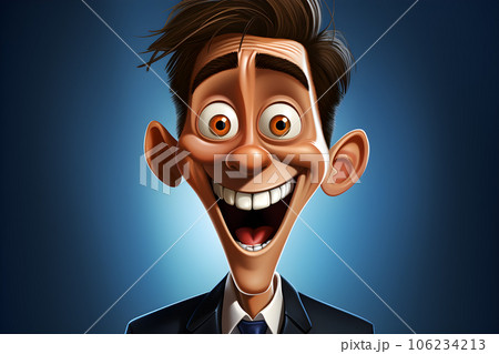 cartoon business man Generative AI cartoon business man Generative AI 106234213