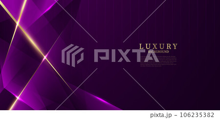 purple abstract background with luxury golden elements vector illustration 106235382