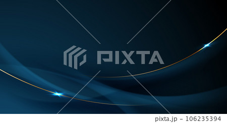 blue abstract background with luxury golden elements vector illustration 106235394