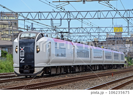 横須賀線 大船ー戸塚 JR東日本 E259系 Ne019編成(鎌倉) 成田エクスプレス NEX 横須賀線 大船ー戸塚 JR東日本 E259系 Ne019編成(鎌倉) 成田エクスプレス NEX 106235675