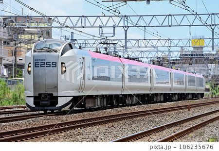 横須賀線　大船ー戸塚　JR東日本　E259系　Ne006編成（鎌倉）　成田エクスプレス　新塗色 106235676