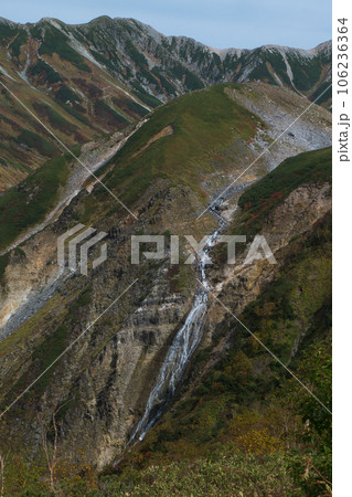消失した在りし日の立山天狗平のソーメン滝2017年10月1日撮影 消失した在りし日の立山天狗平のソーメン滝2017年10月1日撮影 106236364