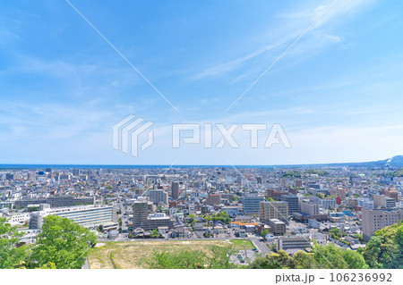 【米子城より米子市内を一望】 鳥取県米子市久米町 106236992