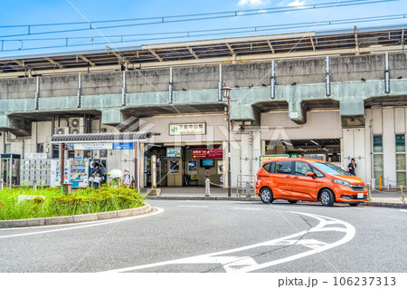 千葉県船橋市の都市風景 下総中山駅 千葉県船橋市の都市風景 下総中山駅 106237313