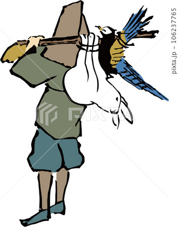 浮世絵　狩人　その3 106237765