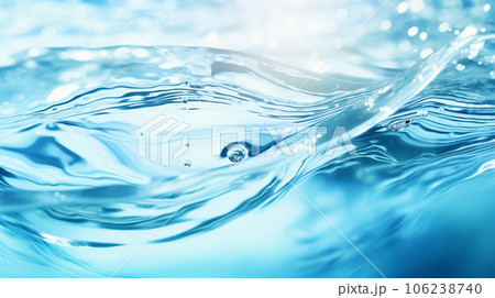 Blue water background 106238740
