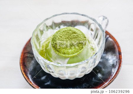 和スイーツ　抹茶プリン 106239296