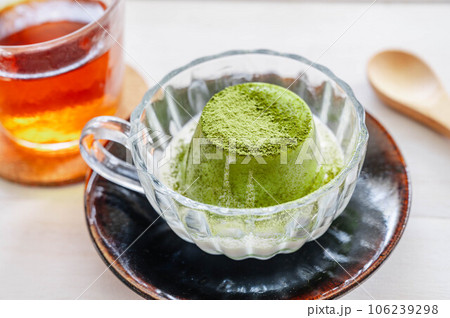 ティータイムの抹茶プリン ティータイムの抹茶プリン 106239298
