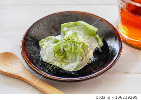 ティータイムの抹茶プリン 106239299