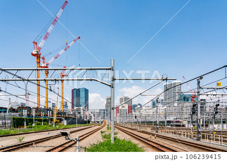 【東京都】開発中の高輪ゲートウェイ駅周辺 【東京都】開発中の高輪ゲートウェイ駅周辺 106239415