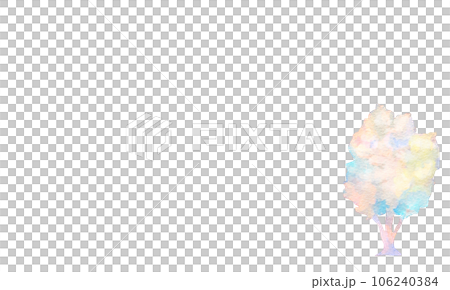 gentle watercolor snowy tree background illustration 106240384