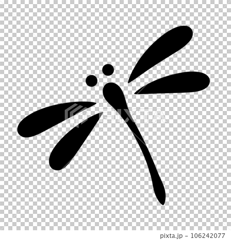 日式蜻蜓剪影素材 日式蜻蜓剪影素材 106242077