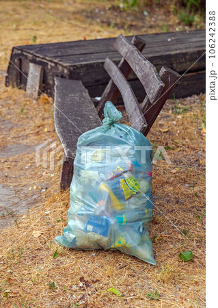 Garbage Bag in Park Garbage Bag in Park 106242388
