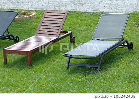 Sunbed Loungers at Grass 106242438