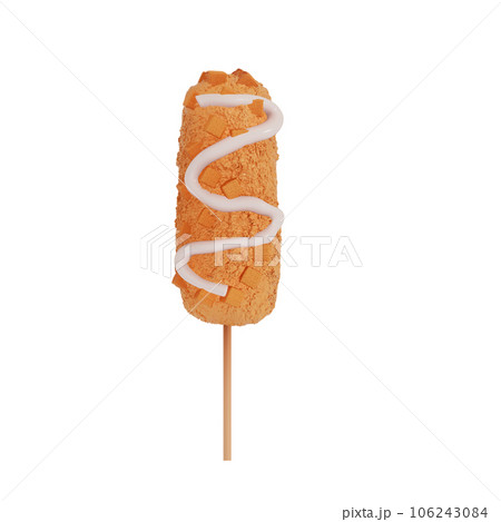Korean food 3d illustration 106243084