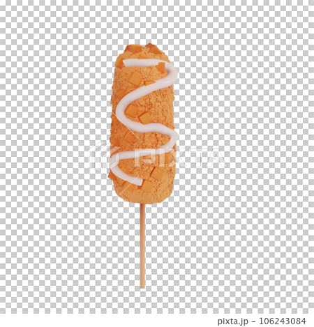 Korean food 3d illustration 106243084