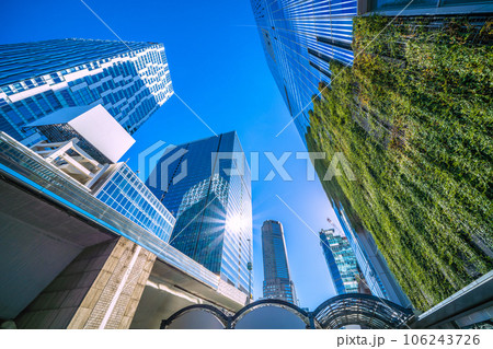 日本の東京都市景観 地球沸騰化…猛烈な暑さ続く…壁面緑化の渋谷スクランブルスクエアなどビル群=25日 日本の東京都市景観 地球沸騰化…猛烈な暑さ続く…壁面緑化の渋谷スクランブルスクエアなどビル群=25日 106243726