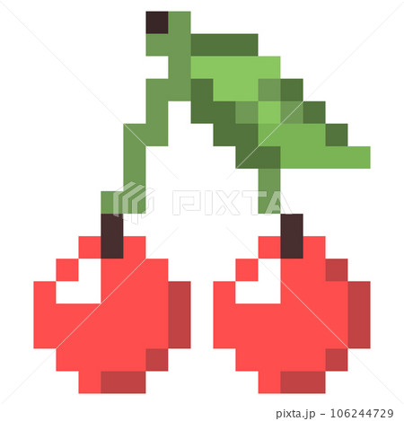 Cherry Pixel Art  106244729