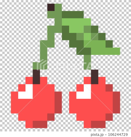 Cherry Pixel Art  106244729