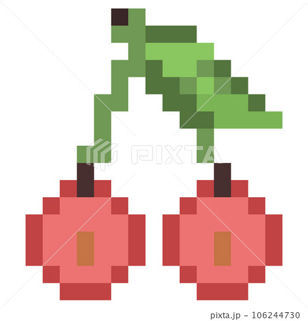 Cherry pixel art Cherry pixel art 106244730