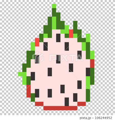 Dragon Fruit Pixel Art Dragon Fruit Pixel Art 106244952