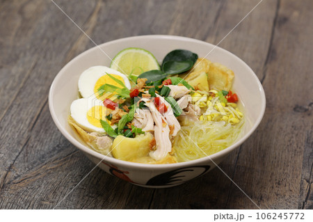 ソトアヤム(インドネシアのチキンスープ) ソトアヤム(インドネシアのチキンスープ) 106245772