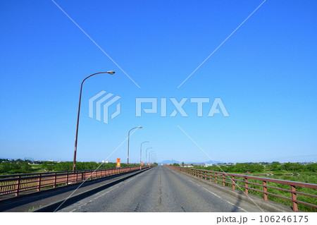 大阿賀橋と阿賀野川(新潟県) 大阿賀橋と阿賀野川(新潟県) 106246175