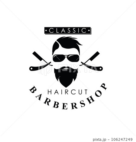 Barber Shop Logo Template. Logo For Barber Shop and Men's Salon. 106247249