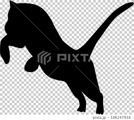 ジャンプする虎 106247938