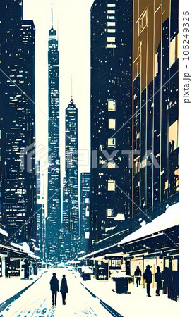 business people walking on city street 106249326