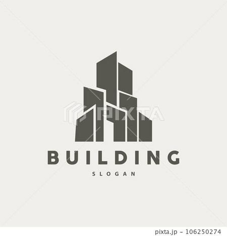 Building Real Estate Apartment Construction Logo, Elegant Premium Rustic Monogram Vector Design Building Real Estate Apartment Construction Logo, Elegant Premium Rustic Monogram Vector Design 106250274