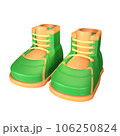 3D icon hiking boots rendered isolated on the transparent background 106250824