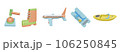 3D icon world tourism day collection rendered isolated on the transparent background 106250845