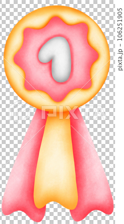 watercolor medal illustration 106251905