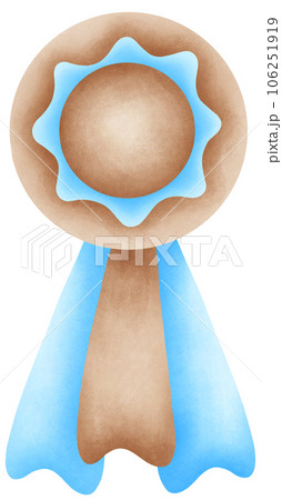 watercolor medal illustration 106251919