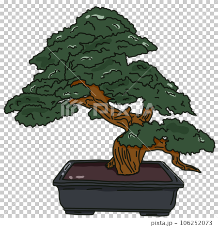 vector illustration of a treeのイラスト素材 [106252073] - PIXTA