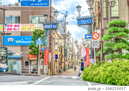 千葉県市川市の都市風景 市川駅 千葉県市川市の都市風景 市川駅 106253057