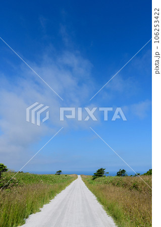 宗谷丘陵 白い道 宗谷丘陵 白い道 106253422
